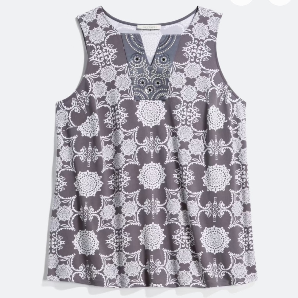 Magnolia Grace Gray Knit Top